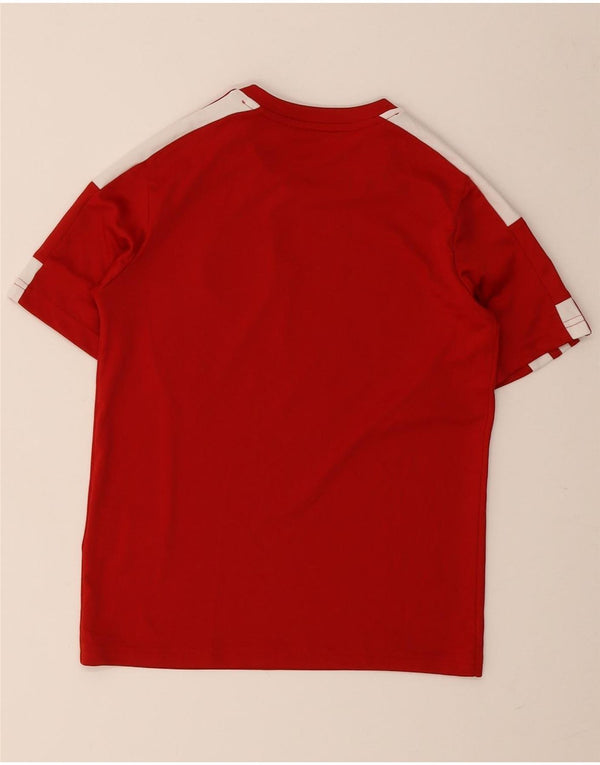Adidas Chicos A.S. Camiseta Rugby Milano Top 9-10 años Rojo Colorblock