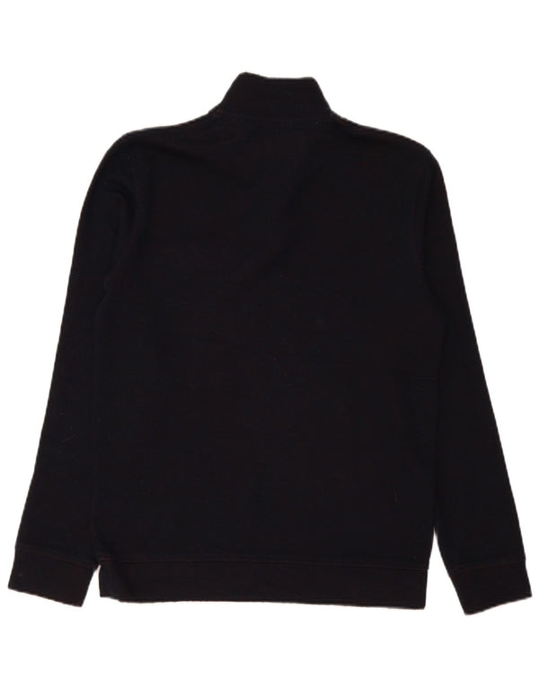 Ted Baker - Jersey para hombre con cuello y botones, talla 2, pequeño, azul marino, moderno