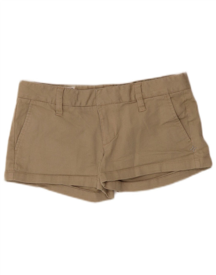 Hurley Pantalones calientes para mujer US 3 Small W30 Beige Algodón