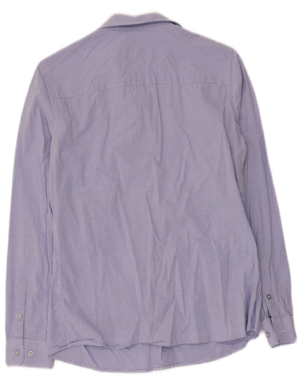 Asociación de Polo de EE. UU. Camisa para mujer EU 38 Cuadros azules medianos