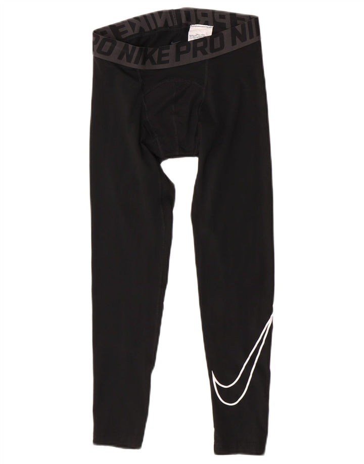 Nike Leggings de compresión para niños 10-11 años Mediano Negro Poliéster