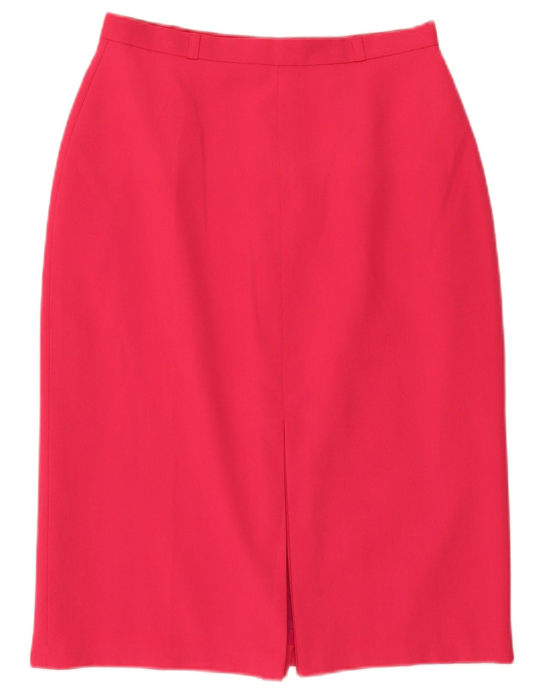 Falda lápiz vintage para mujer Reino Unido 14 Mediano W28 Poliéster rosa