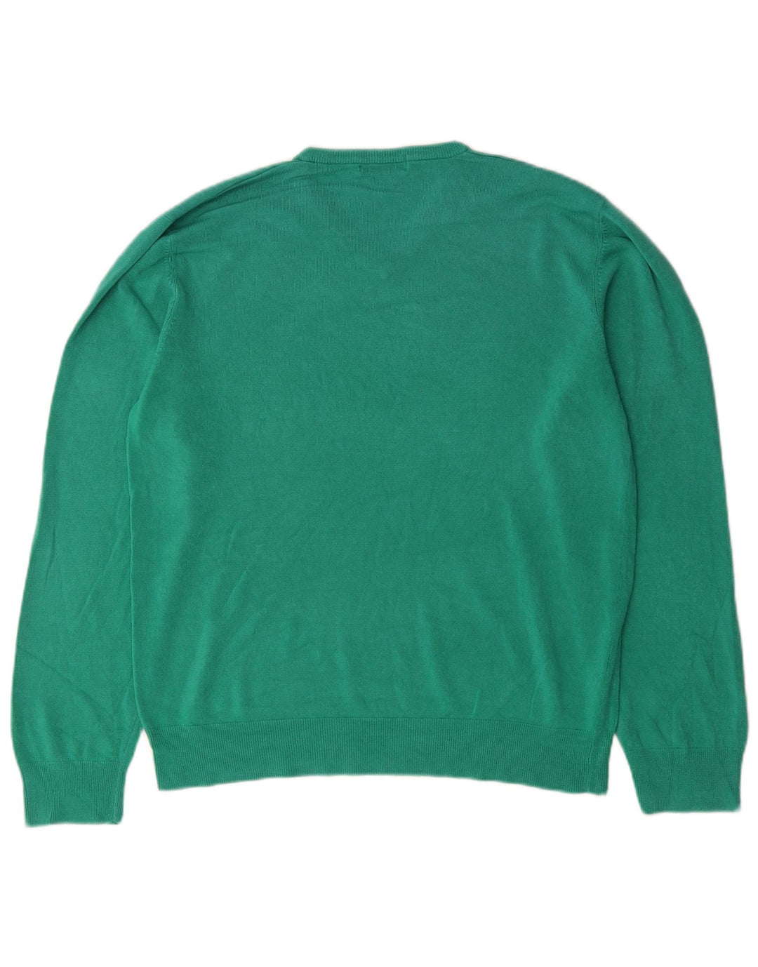 Marks & Spencer Suéter tipo jersey con cuello en V azul Harbor para hombre Verde grande