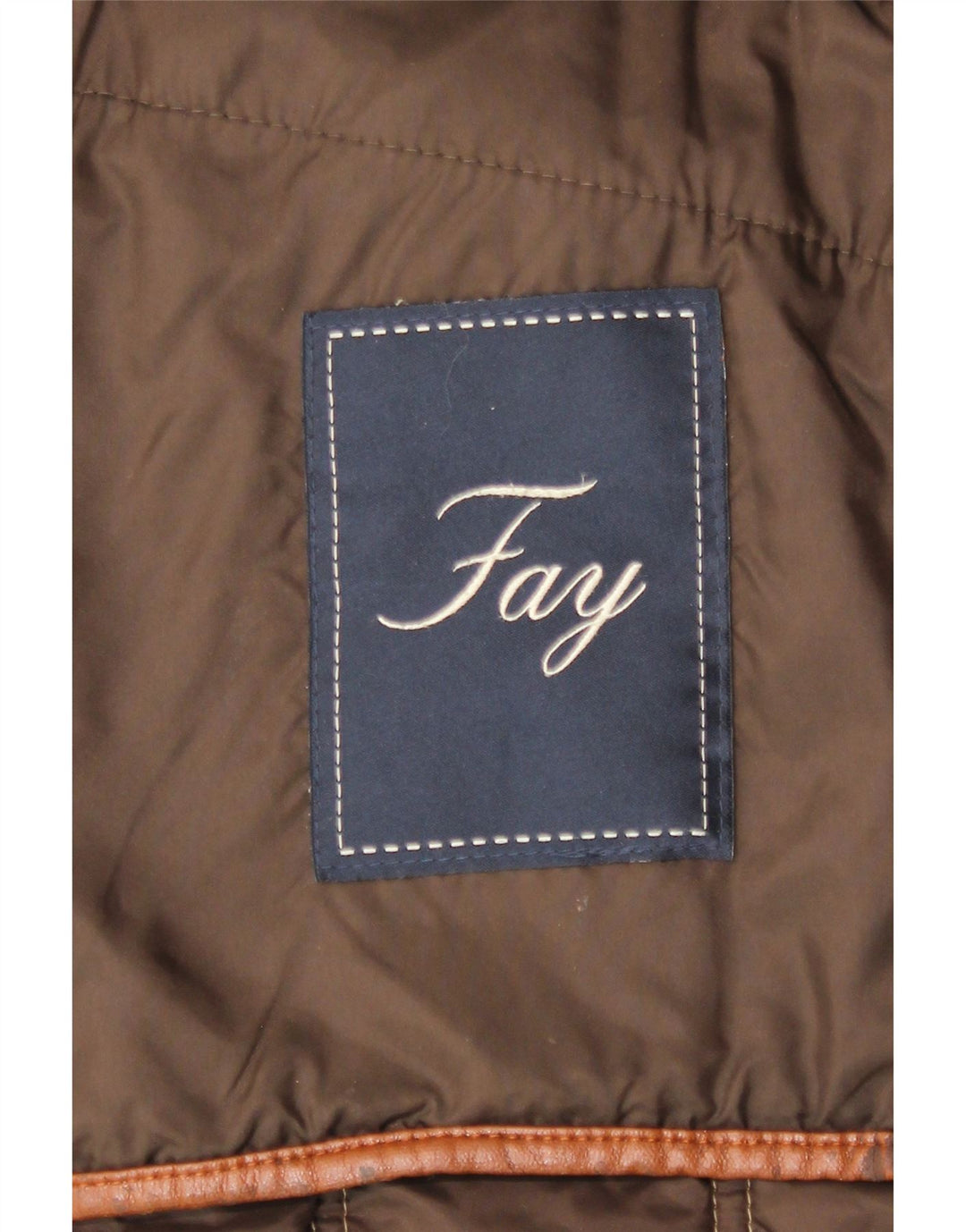 Fay Abrigo acolchado para mujer UK 10 Small Black Stripes
