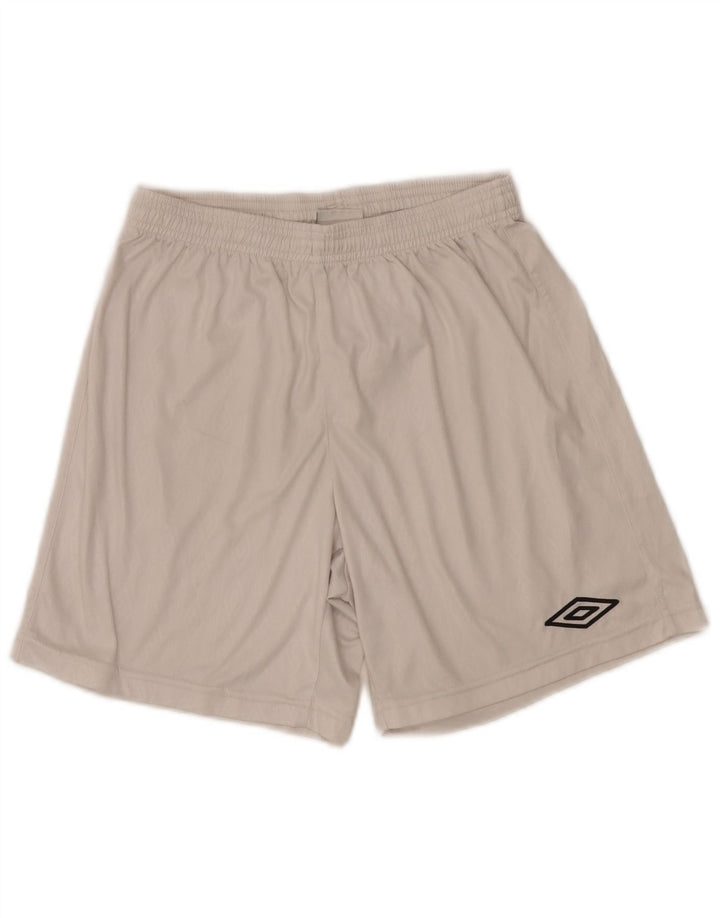 Pantalones Cortos Deportivos Umbro Hombre Pequeño Poliéster Blanco