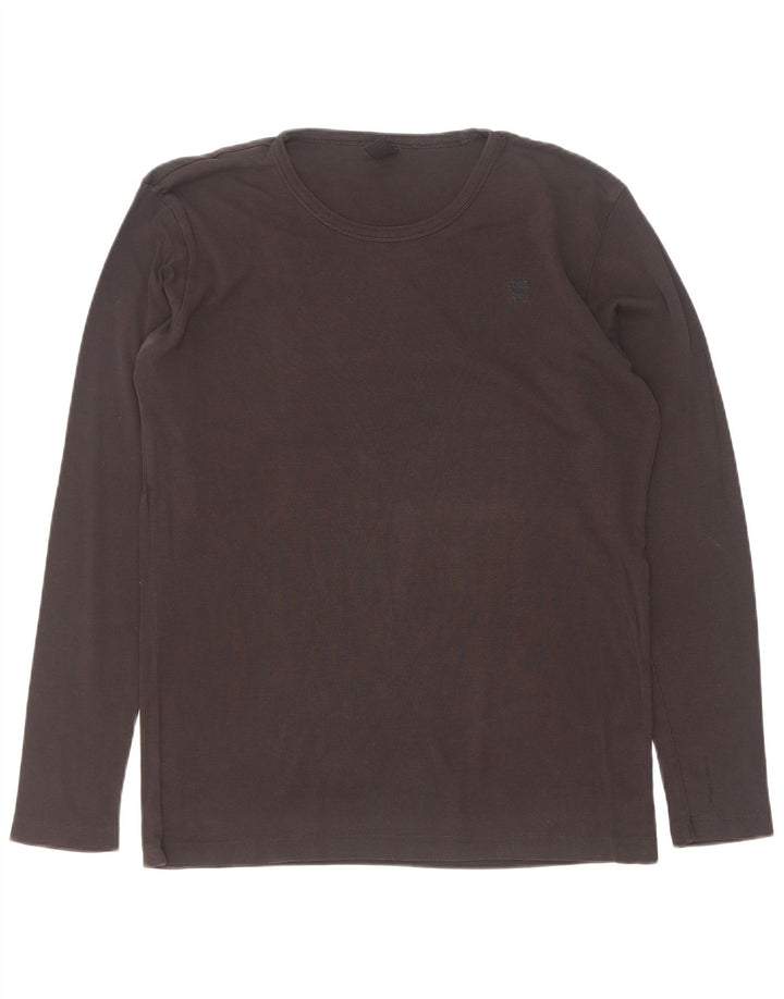 G-Star Hombre Top Manga Larga Algodón Negro Mediano