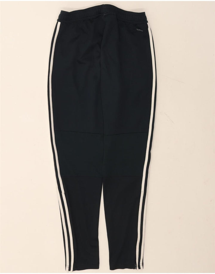 Adidas Hombre Real Madrid Chándal Pantalones Pequeños Negro Poliéster