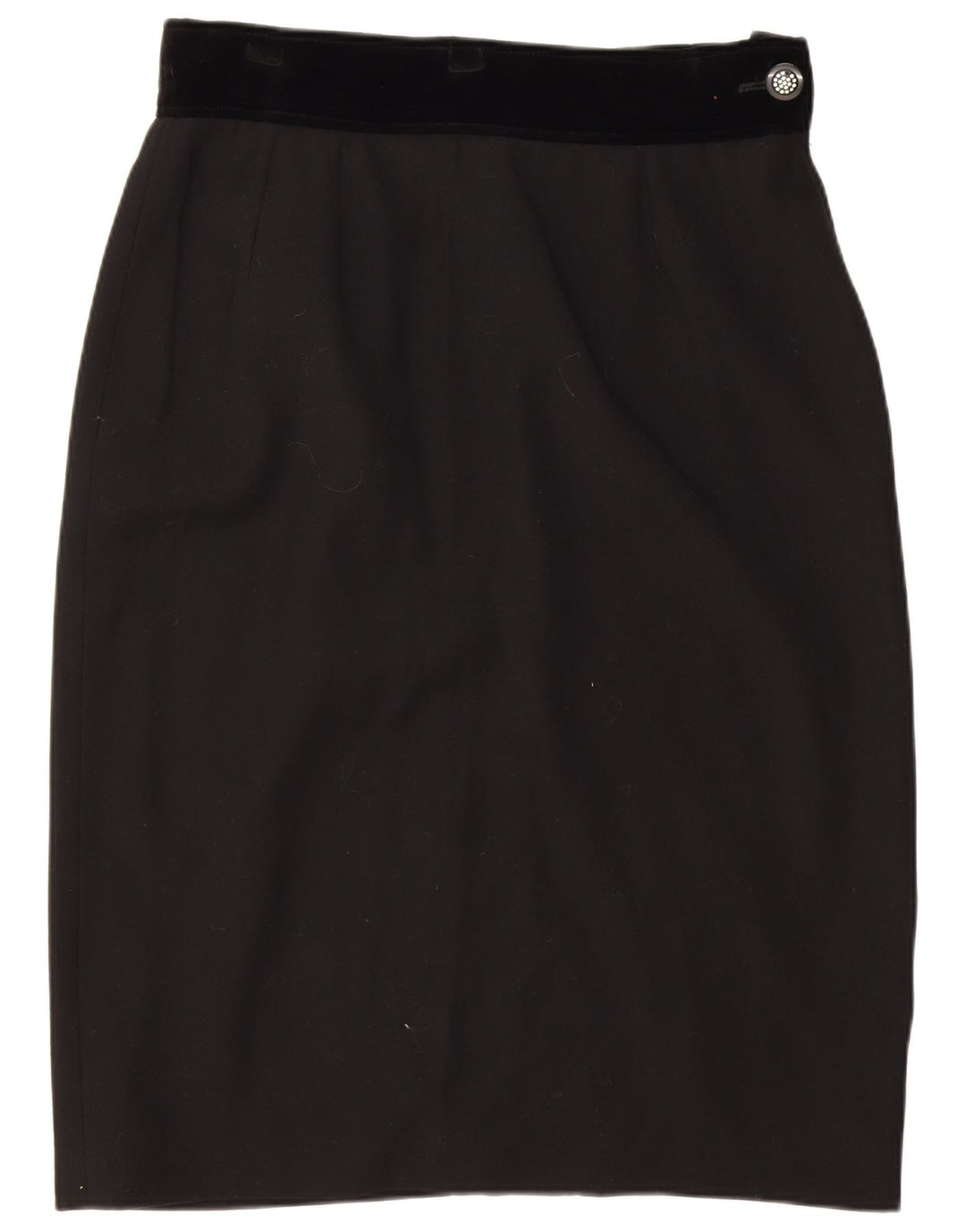 Falda lápiz Valentino para mujer UK 12 Medium W30 Negro