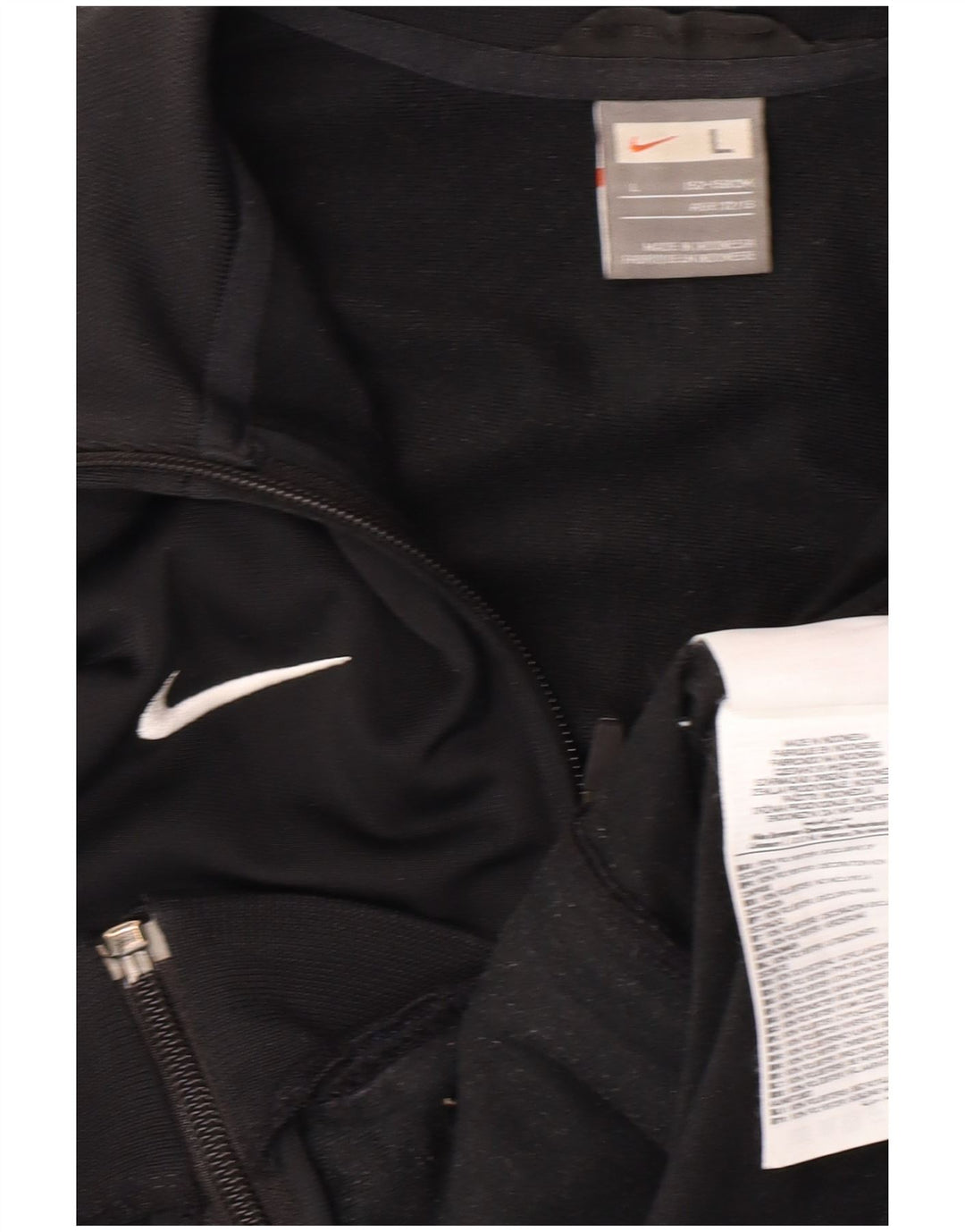 NIKE Boys Inter Milan Chándal Top Chaqueta 12-13 años Negro Poliéster