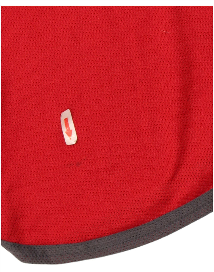 Adidas Mens Graphic Vest Top Grande Poliéster Rojo