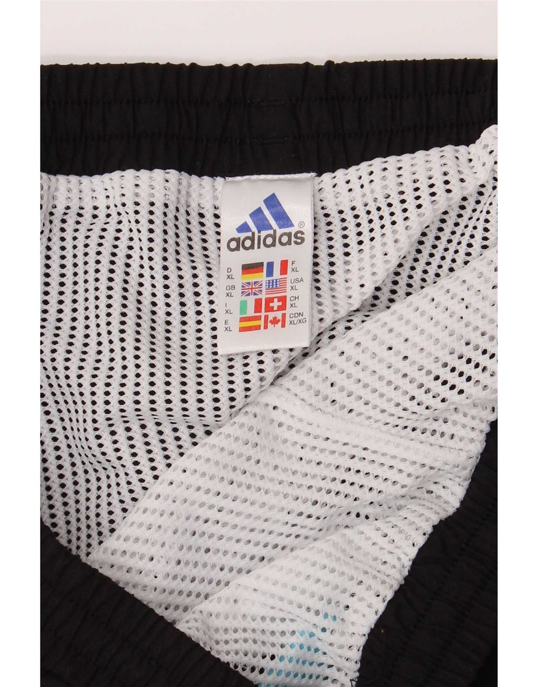 Adidas Bañador Corto Hombre XL Negro Colorblock Poliéster
