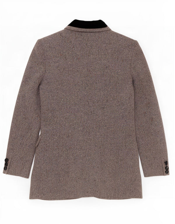 Nixmar By Lancetti Womens Blazer Jacket IT 46 Large Grey Flecked