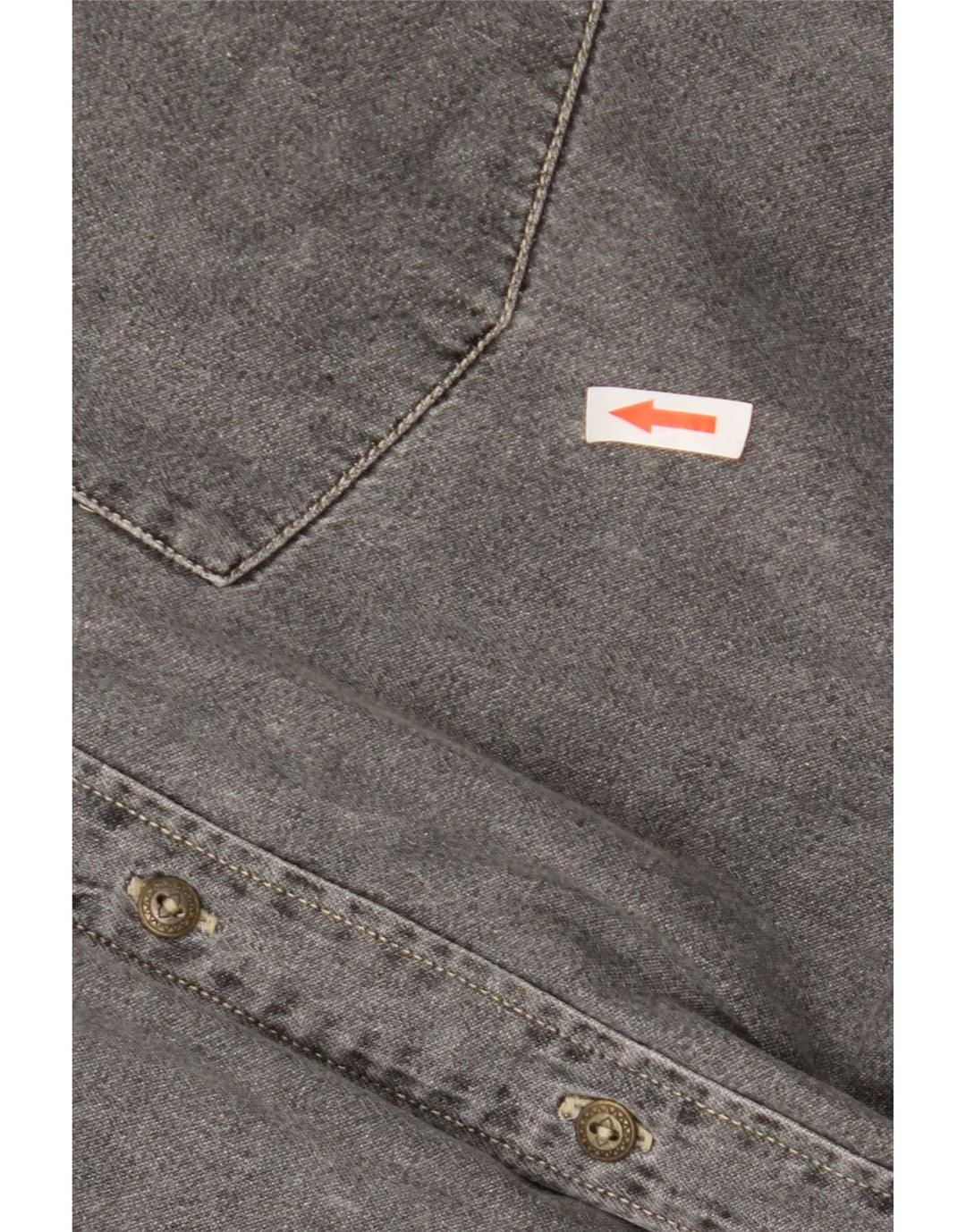 Camisa Vintage Hombre XL Algodón Gris