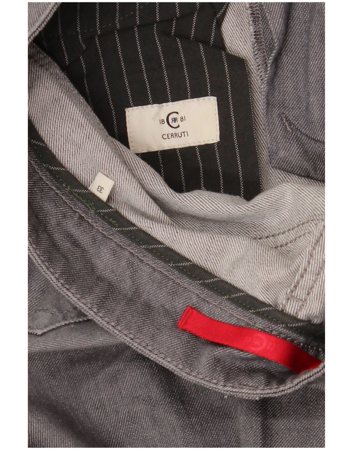Cerruti 1881 Vaqueros rectos para hombre W33 L29 Gris