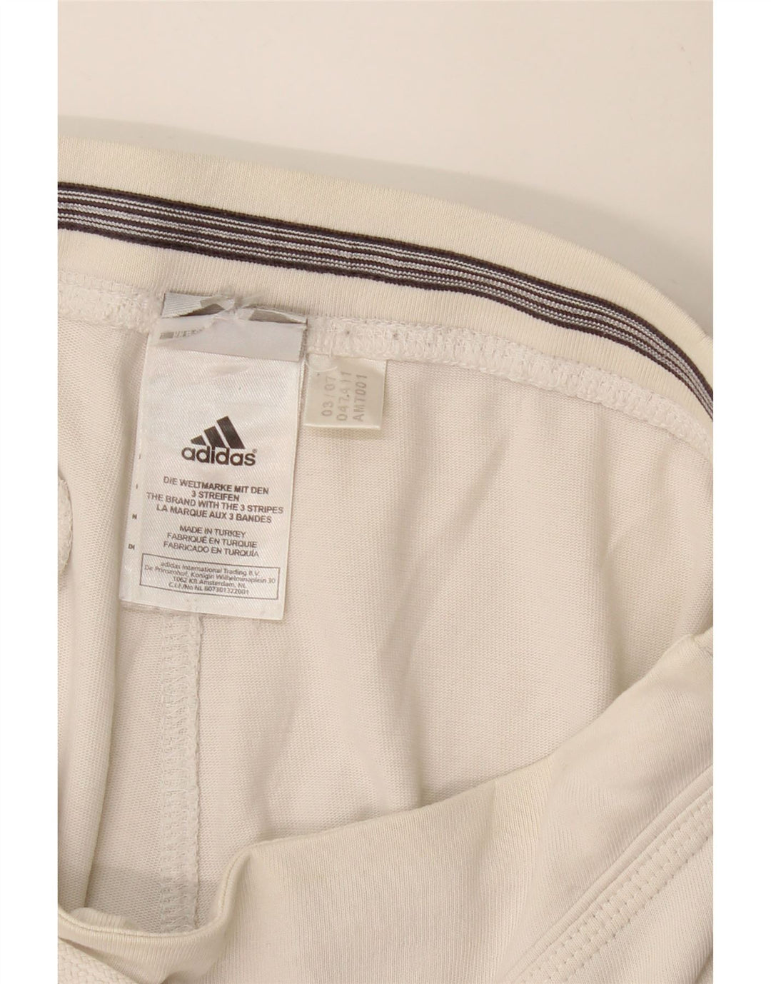 ADIDAS Pantalones de chándal para mujer UK 44 Mediano Blanco