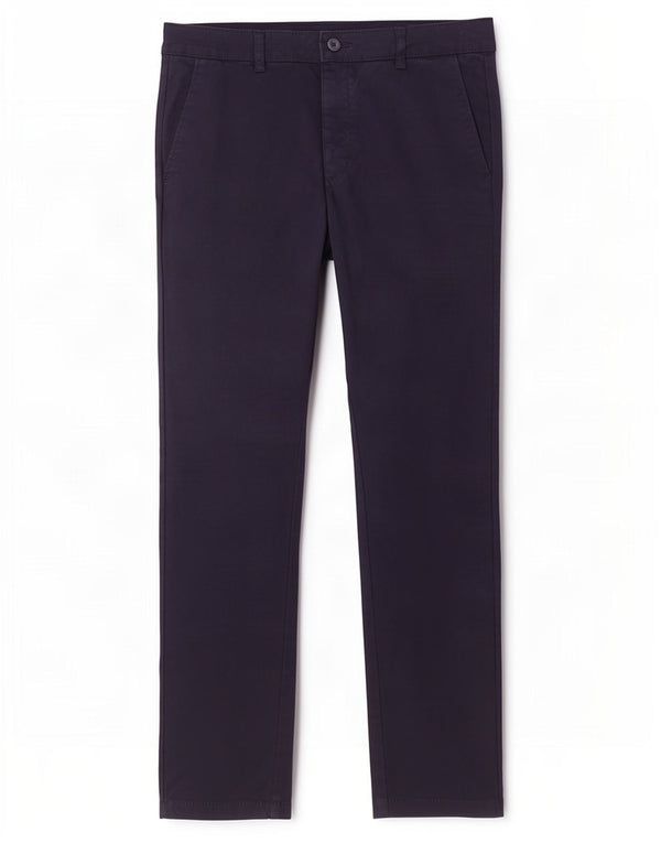 Zara Mens Slim Chino Pantalones EU 42 Large W32 L31 Azul Marino