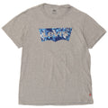 Levi's Hombre Camiseta Gráfica Top Algodón Gris Medio