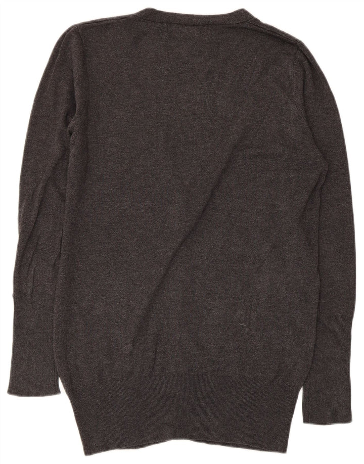 Zara - Cárdigan para mujer, talla 40, talla grande, rayón gris