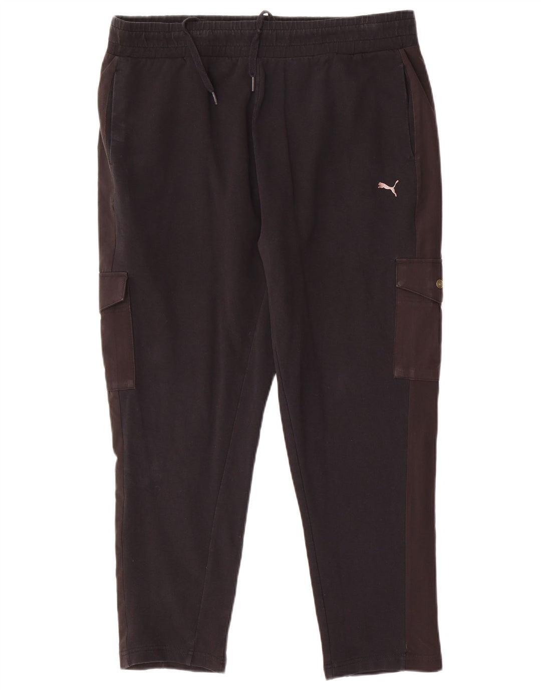 Puma Mujer Cargo Chándal Pantalones UK 40 Grande Negro