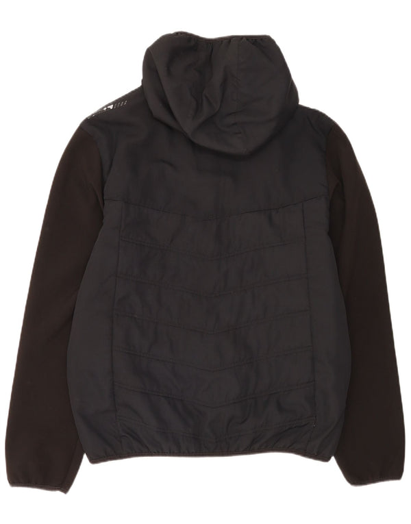 Chaqueta impermeable con capucha para hombre Ellesse UK 40 Large Poliéster negro