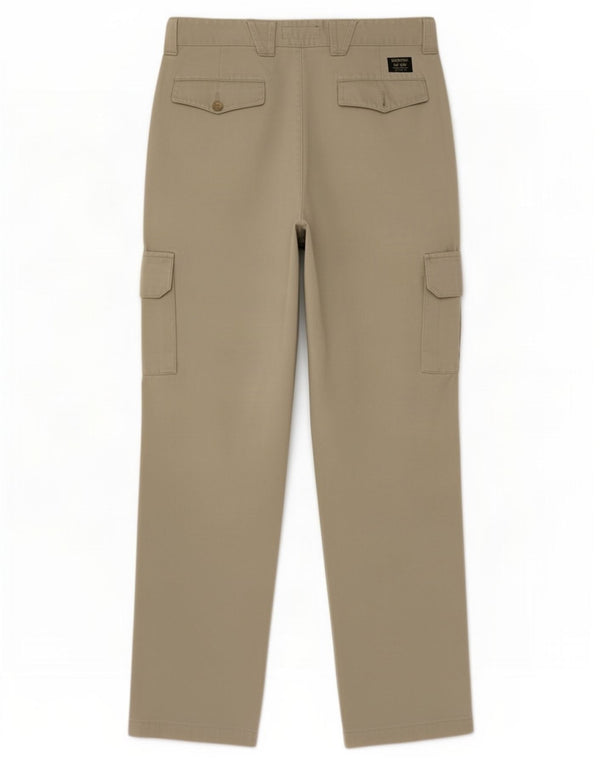 Pantalones cargo rectos Lee para hombre W34 L34 Algodón caqui