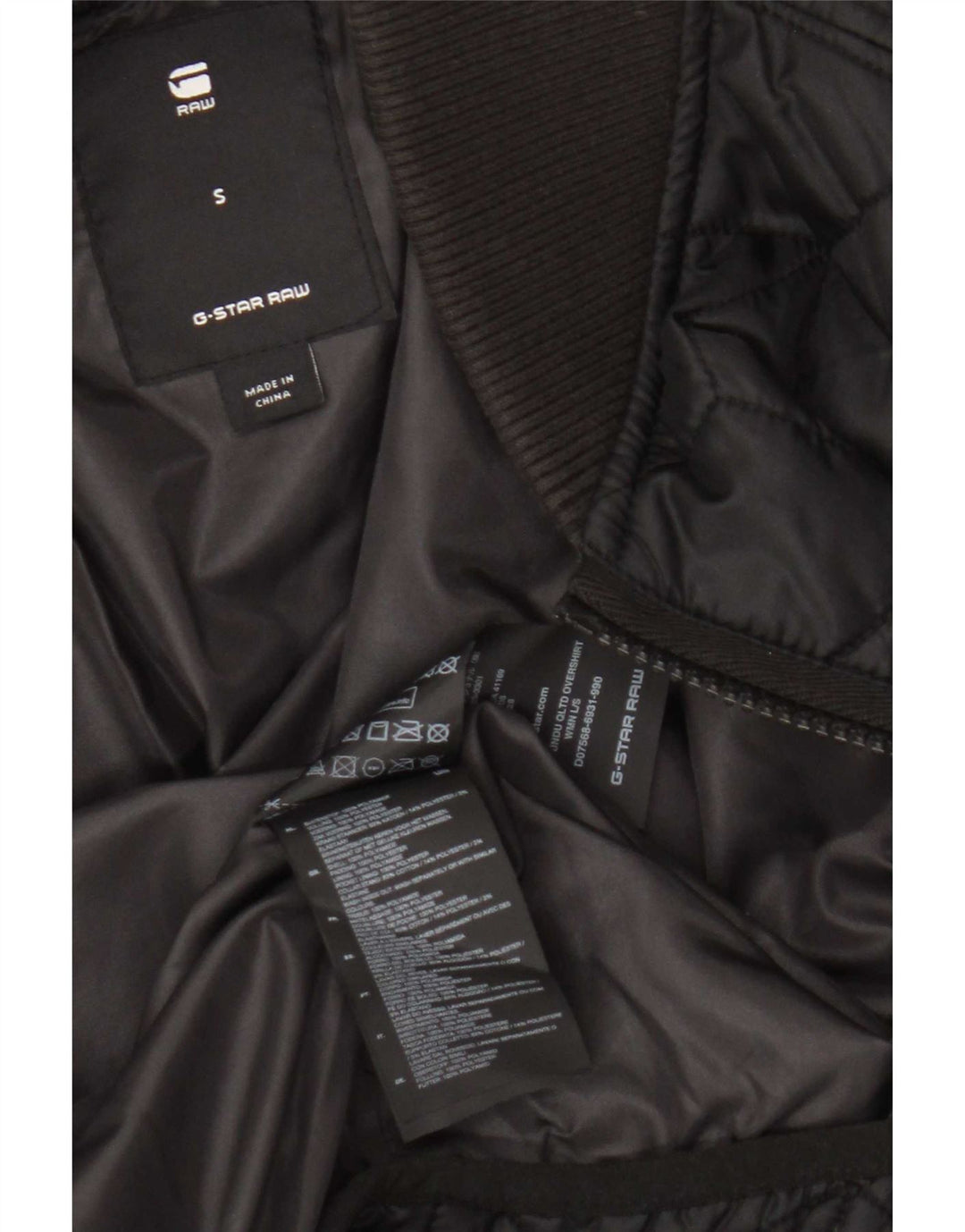 G-Star Chaqueta Bomber Acolchada para Mujer UK 40 Small Poliamida Negra