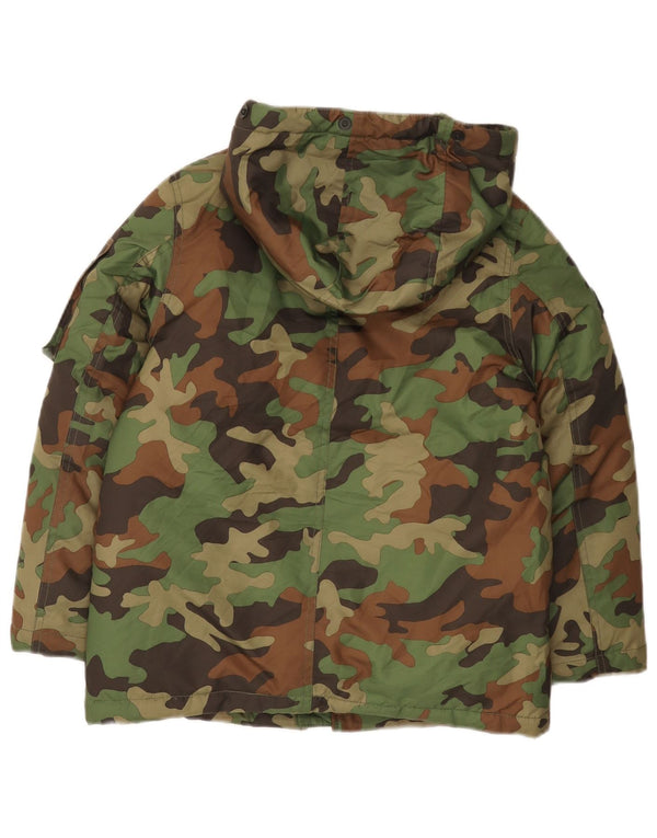 Polo Ralph Lauren Chaqueta Cortavientos para Niños 7-8 Años Small Verde Camuflaje