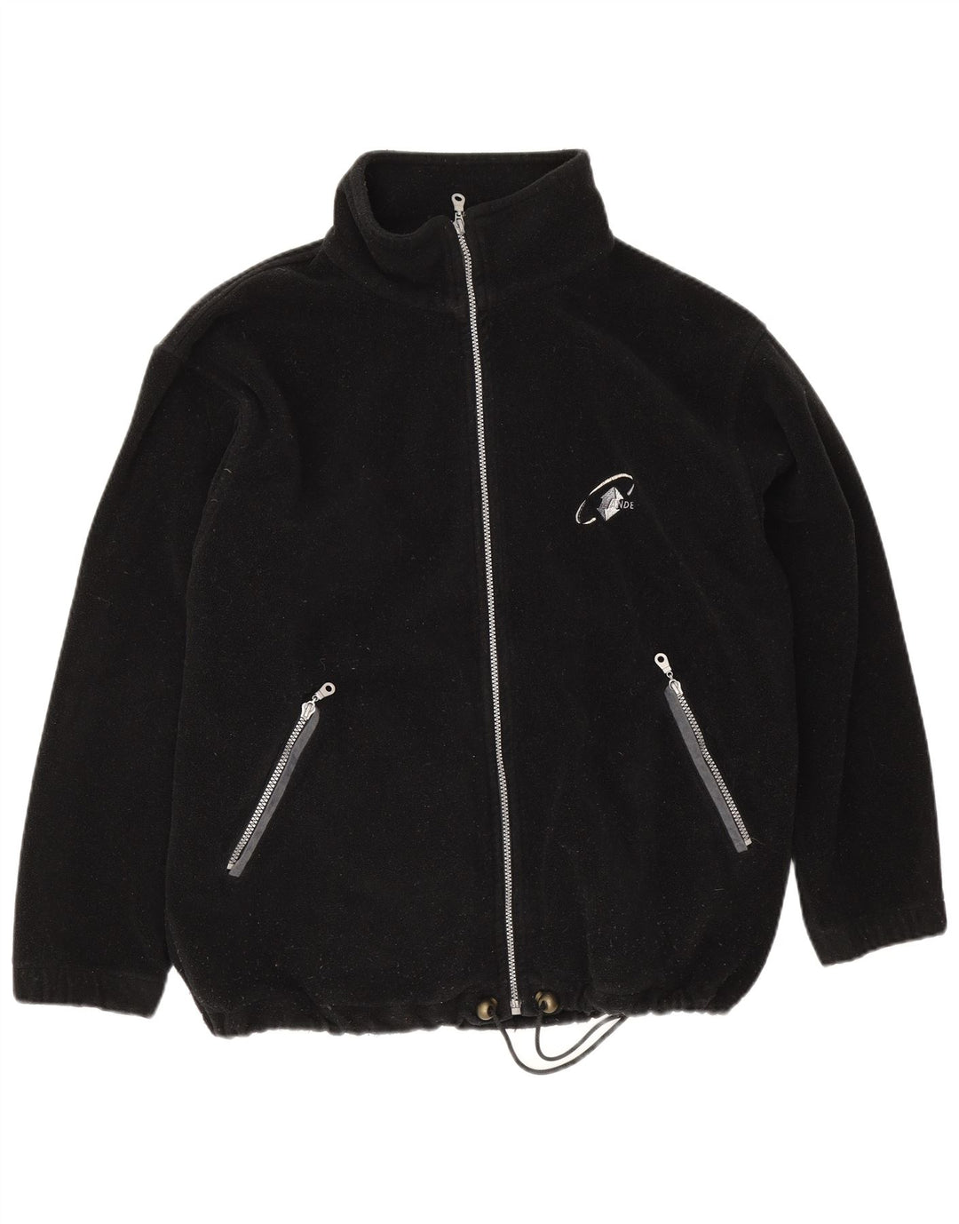 Vintage hombres chaqueta de lana Reino Unido 42 XL negro