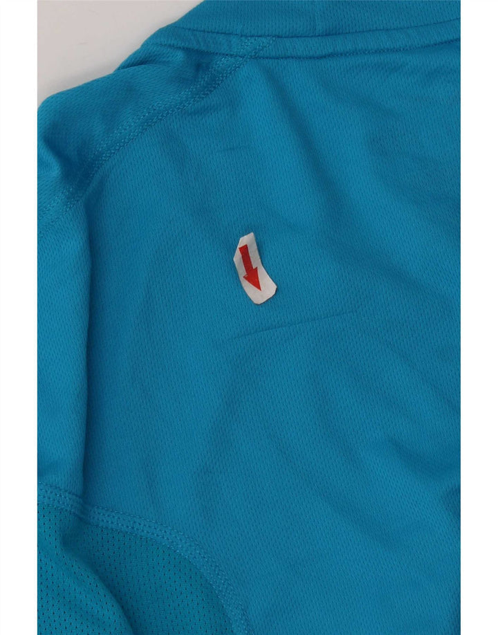 Nike Camiseta Dri Fit Graphic para Hombre Top XL Poliéster de Camuflaje Azul