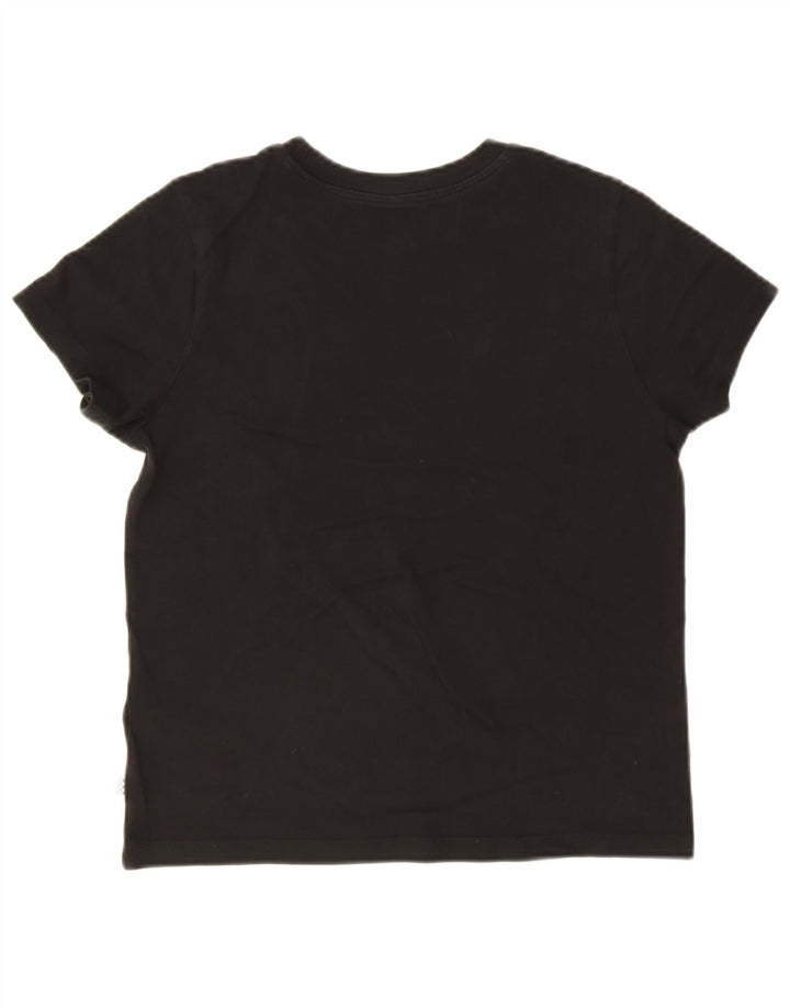 Vans - Camiseta corta con gráfico para mujer, talla 40, talla M, color negro