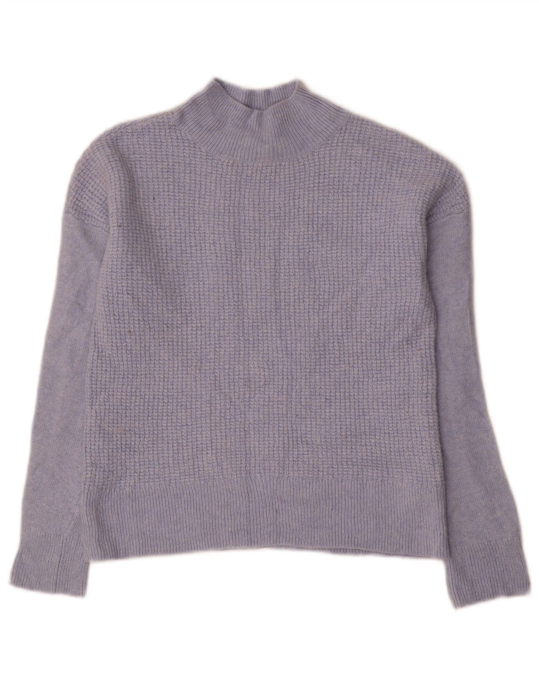 Hobbs Suéter Corto con Cuello de Tortuga para Mujer UK 12 Viscosa Azul Mediana