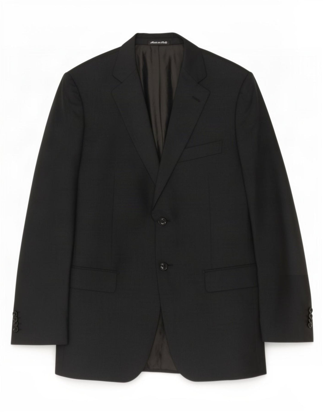 Pal Zileri Chaqueta tipo blazer de 2 botones para hombre IT 50 Large Lana negra a rayas