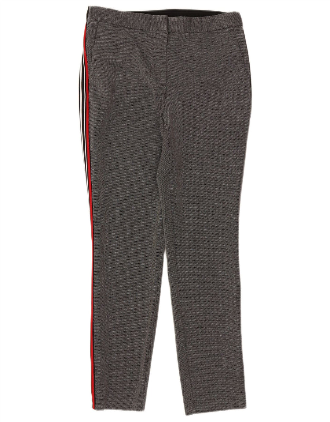 Zara Mujer Pantalón Chino Slim Medium W28 L28 Gris