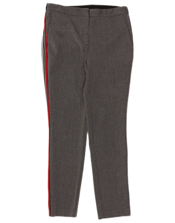 Zara Mujer Pantalón Chino Slim Medium W28 L28 Gris