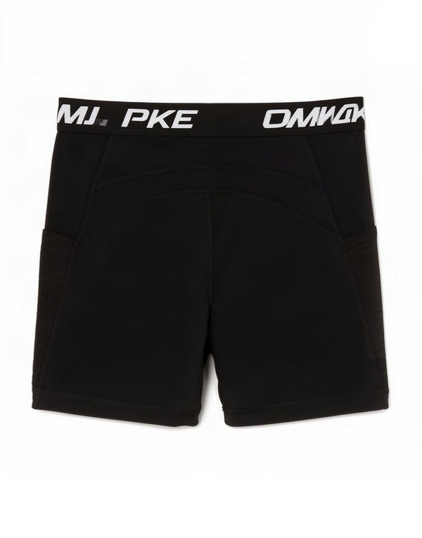 Nike Dri Fit Graphic - Pantalones cortos deportivos para mujer, talla 4, XS, poliéster negro