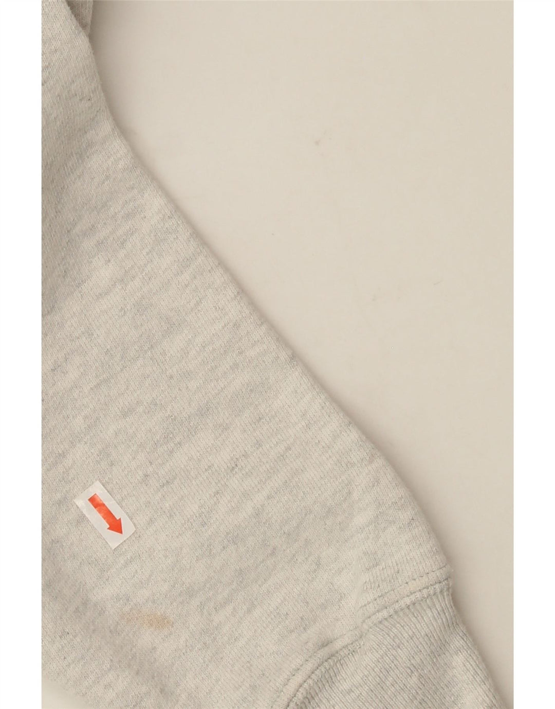 CHAMPION Womens Oversized Sweatshirt Jumper UK 6 XS Grey Cotton Vintage Champion and Second-Hand Champion from Messina Hembry 