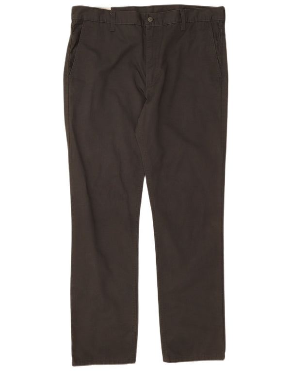 Pantalones chinos rectos Levi's para hombre W36 L32 Algodón gris