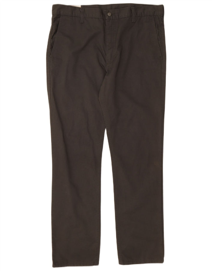 Pantalones chinos rectos Levi's para hombre W36 L32 Algodón gris