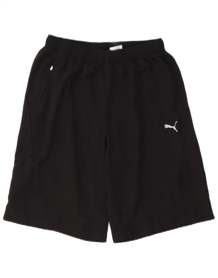 Pantalones cortos deportivos Puma para hombre poliéster negro mediano