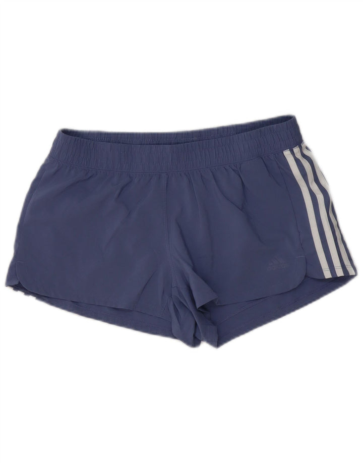 Adidas Pantalones cortos deportivos Aeroready para mujer Reino Unido 14 Poliéster azul medio