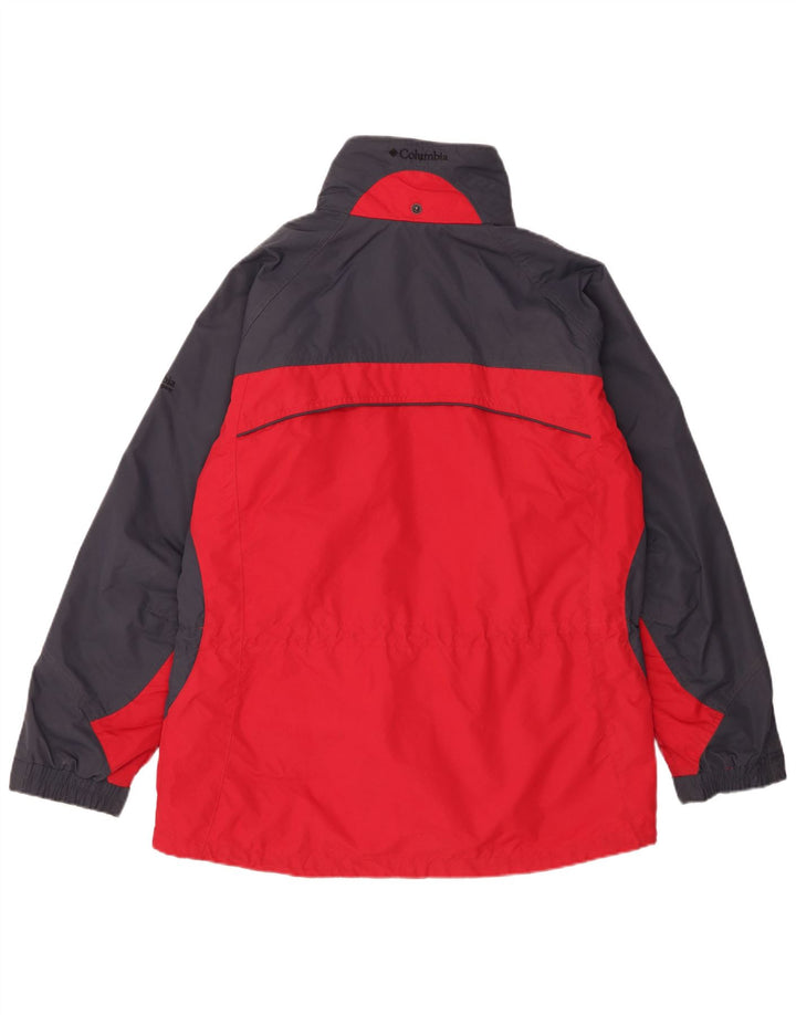 Columbia Chubasquero para mujer UK 40 Grande Azul marino Colorblock Poliéster