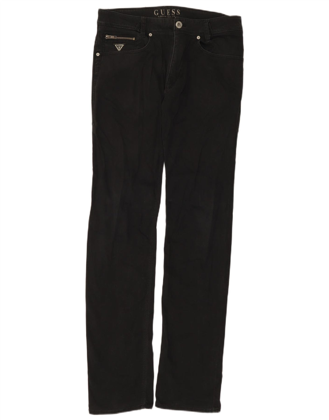 Vaqueros Guess Mujer Slim W30 L34 Algodón Negro