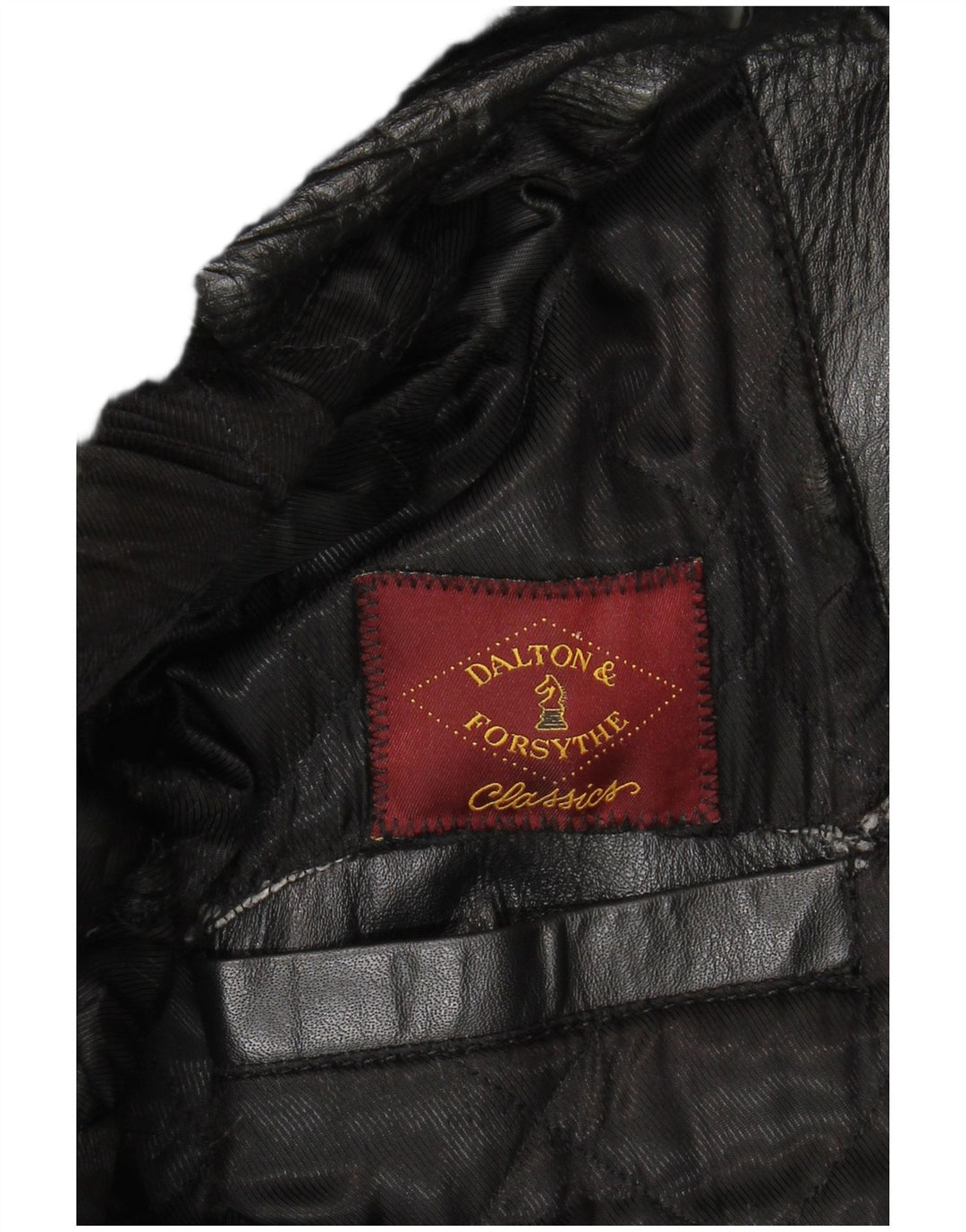 Chaqueta de cuero Classics para hombre UK 40 Large Black