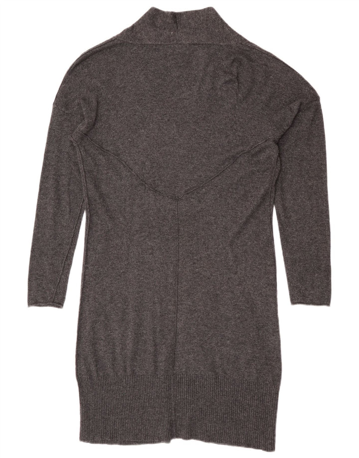 Cárdigan abierto largo para mujer de White Stuff, talla 44, viscosa gris medio