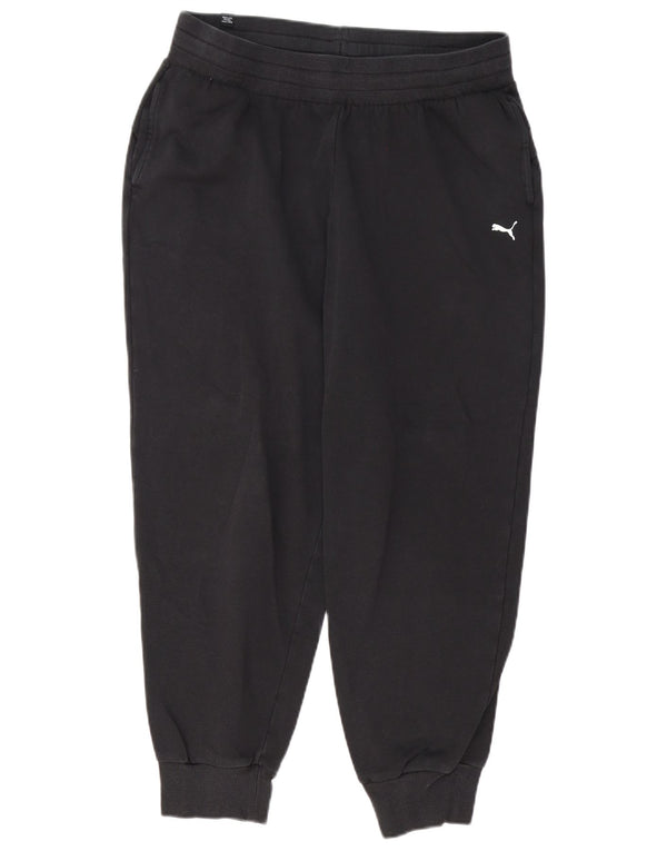 Puma Pantalones De Chándal Para Hombre Joggers Large Negro Algodón
