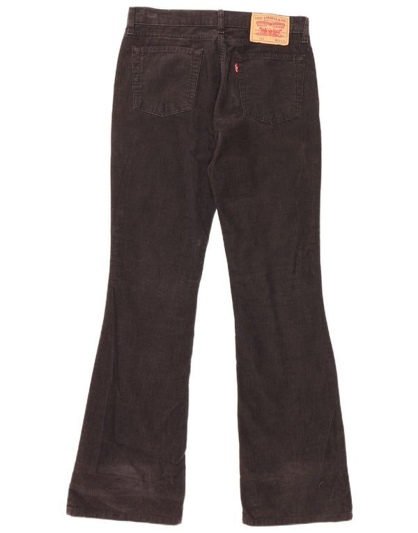 Levi's Mujer 529 Flare Pana Pantalones W28 L34 Algodón Marrón