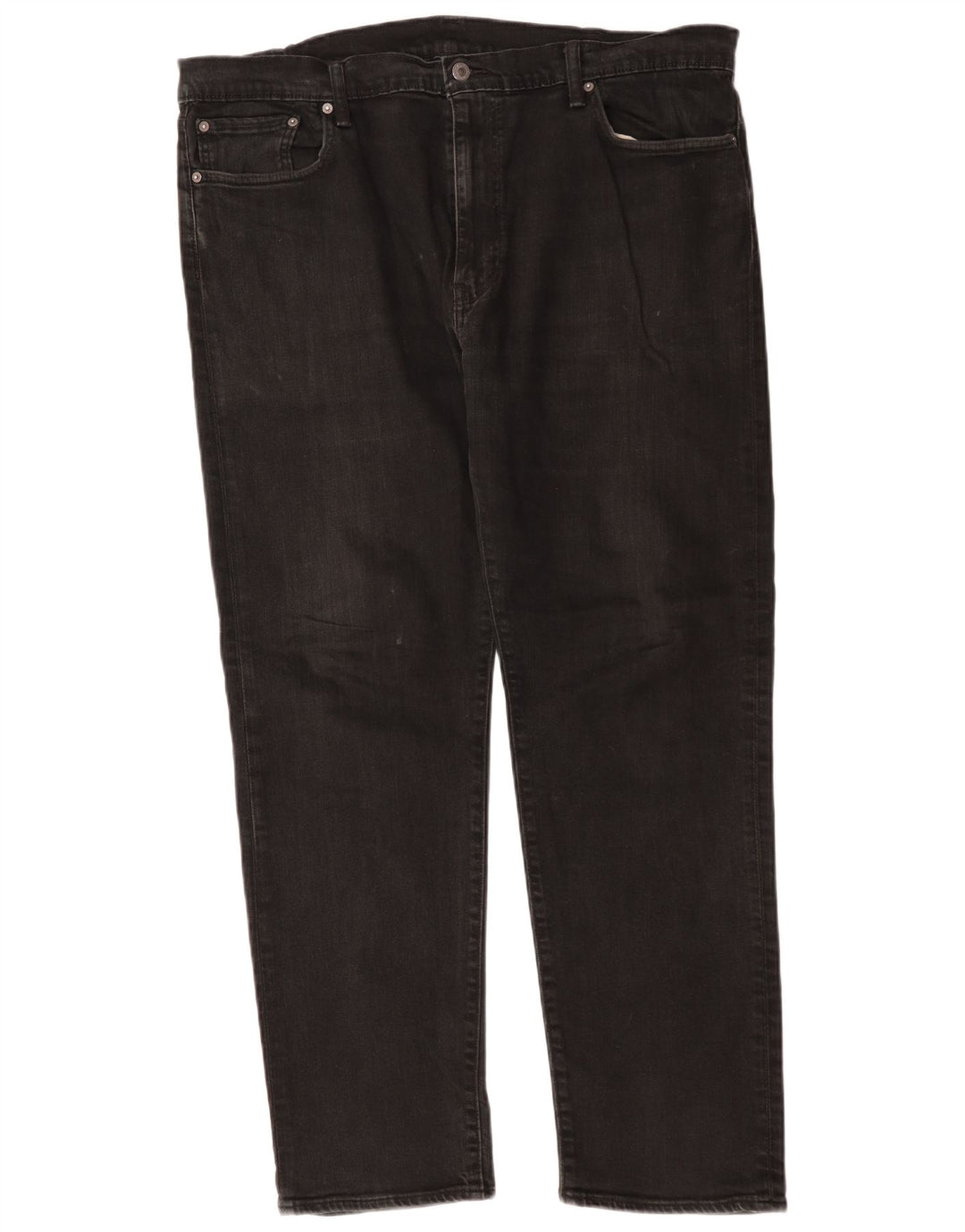 Vaqueros rectos Levi's para hombre W42 L31 Algodón negro