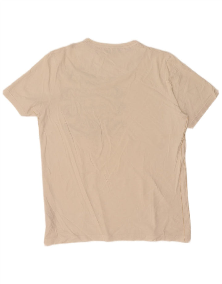 Ted Baker - Camiseta gráfica para hombre, talla 3, algodón blanco mediano