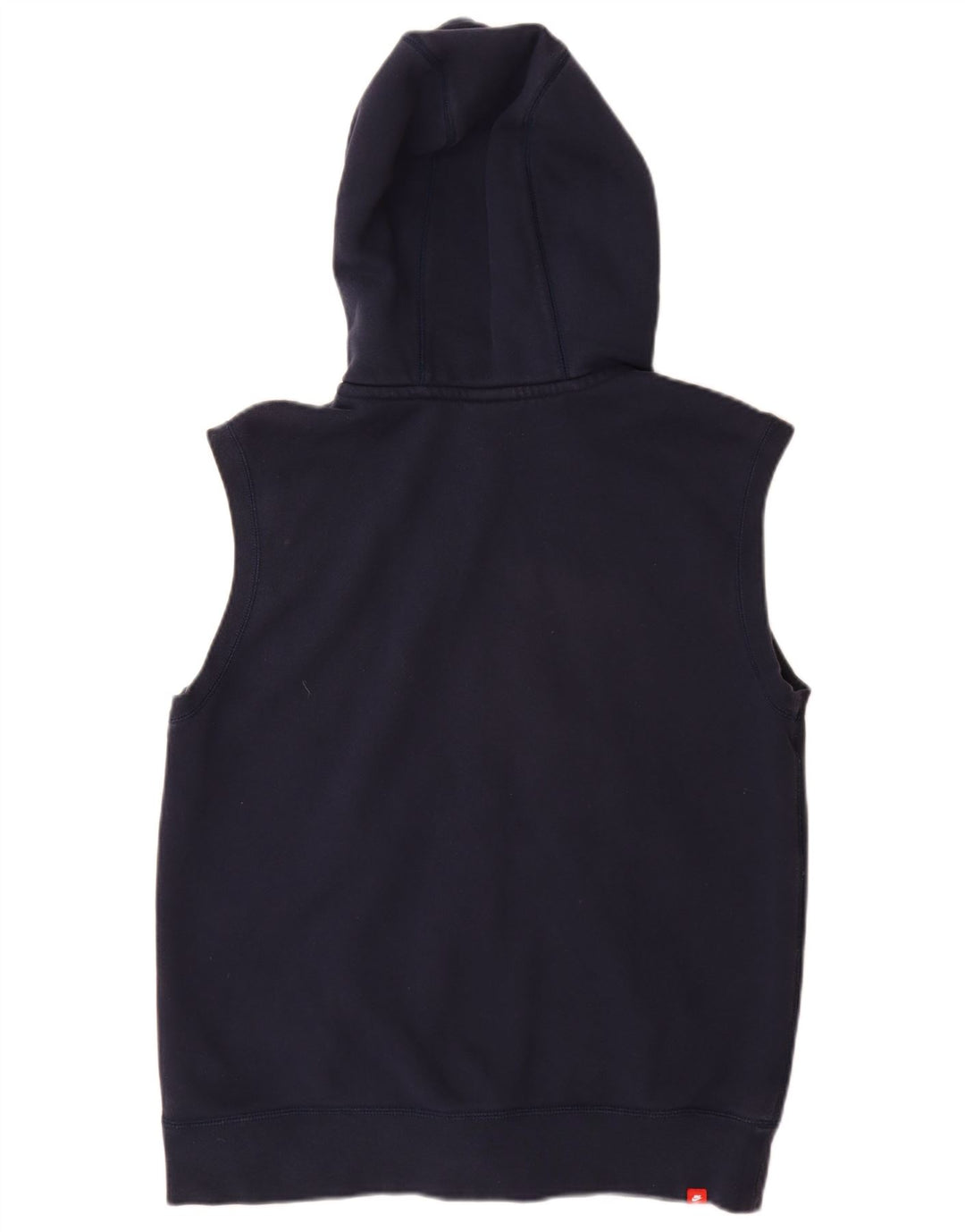 NIKE - Sudadera con capucha para mujer, sin mangas, con cremallera, talla grande, algodón azul marino