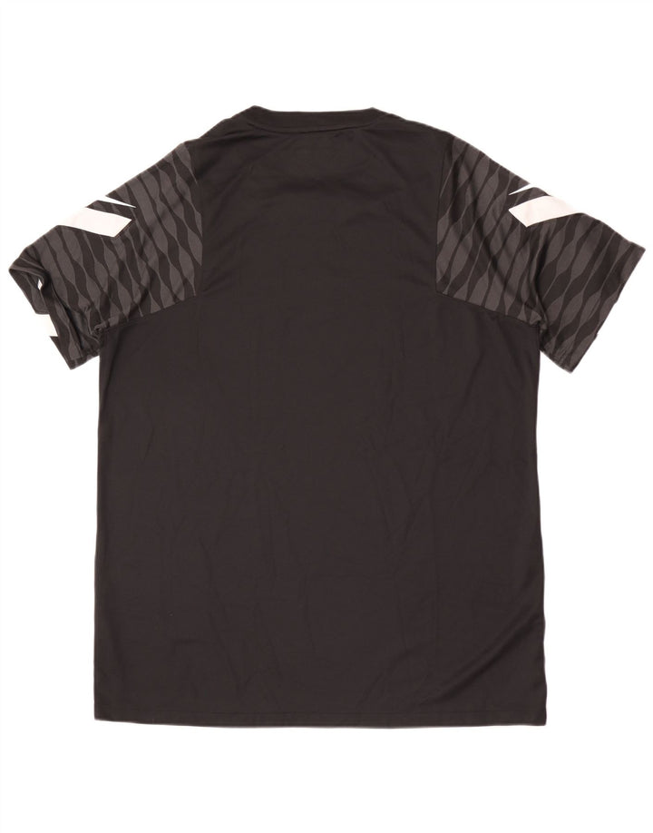 Nike Camiseta Dri Fit Slim Graphic para Hombre Top XL Poliéster Negro